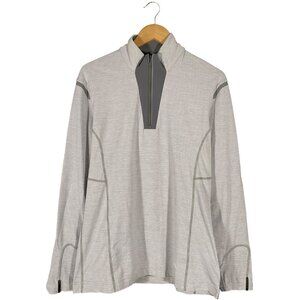 lululemon athletica Gray Quarter-Zip Sweatshirt